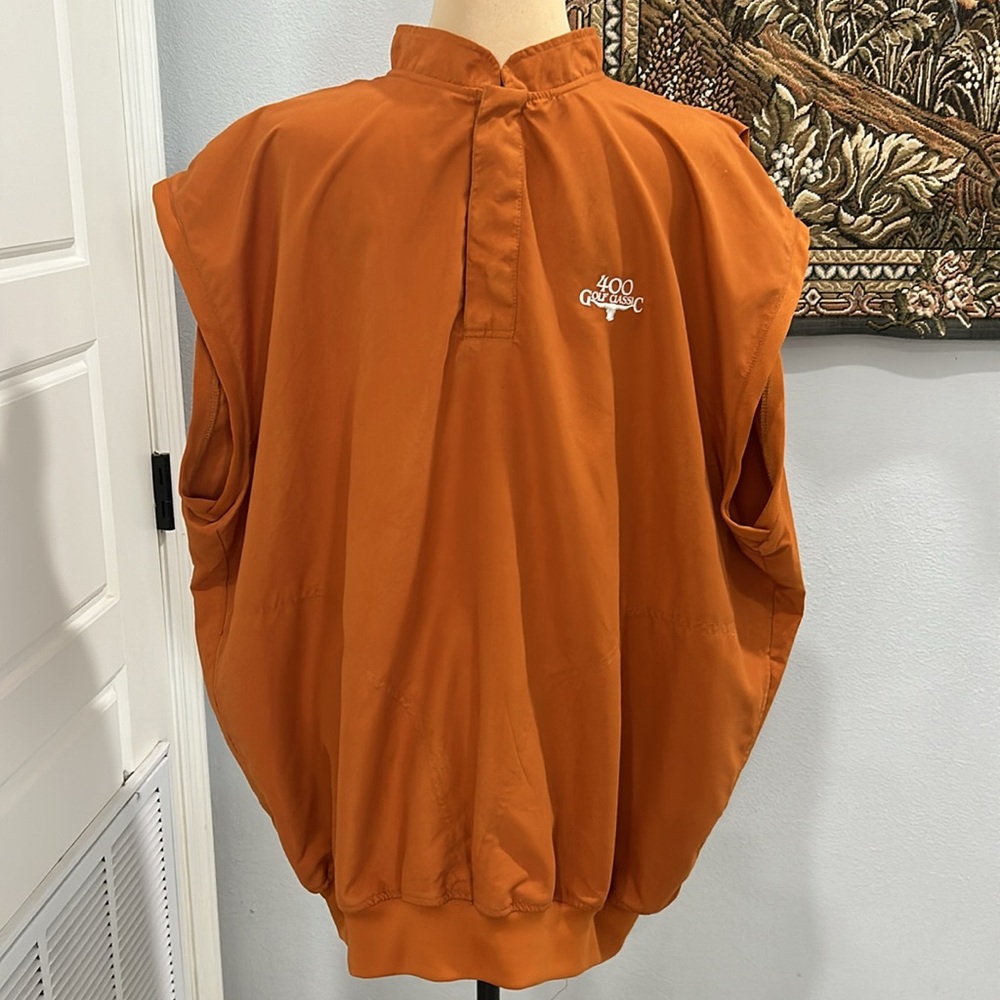 Fairway Fashion‎ Men’s Orange 400 Golf Classic Sleeveless Vest. Size XXL